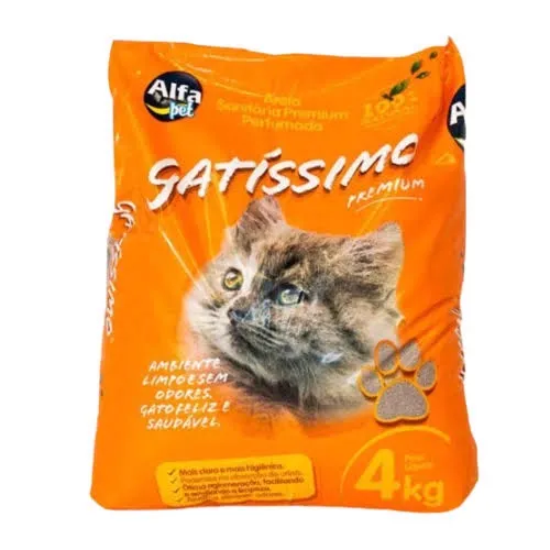 Areia de Gato Gatíssimo 4 kg