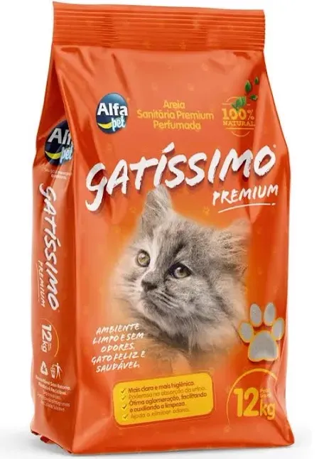 Areia Gato Gatíssimo 12 kg