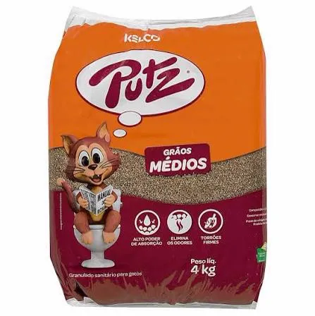Areia Gato Putz 4 kg