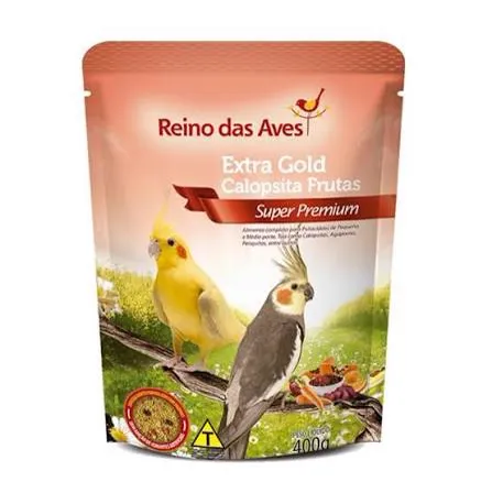 Ração Extrusada Extra Gold Calopsita